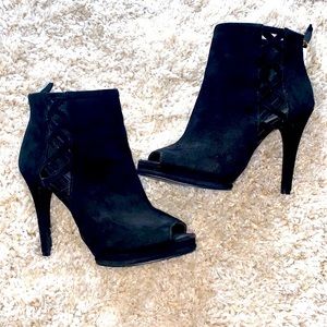 Nine West suede booties